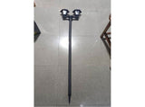 Outdoor Solar Post Lights, Waterproof 2-Head Lamp for Patio Garden Front Door, 58.27 In V1369-AZ3-W-10244