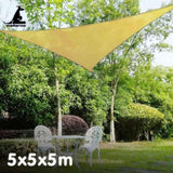 Wallaroo Waterproof 160GSM Outdoor Sun Shade Sail Canopy 5m Triangle WPSS-555