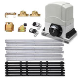LockMaster Electric Sliding Gate Opener 1200KG 6M GO-DSR1200-SV-RX3