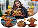 Halloween pumpkin lighting decoration, with a talking mouth expandable retro Halloween pumpkin V1370-AZ4-03550