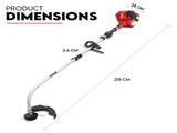 4 Stroke Curved Shaft Split Line Trimmer Whipper Snipper Cutter Garden Tool V379-SNPPERCV04