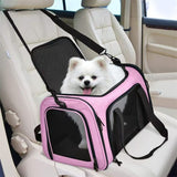 Breathable Multi-Functional Pet Carrier Backpack, Oxford Cloth Car Travel Cat & Dog Carrier, Large V1232-GB-CZ-003