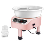 Pottery Wheel, 11 inch Pottery Forming Machine, 450W Electric Wheel for Pottery with Foot Pedal and V952-ZQLPJSJS11YC8MY3AV3