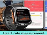 Njord Gear Indestructible Tactical Smartwatch Military Grade & Rugged - Orange V1181-EHN0039-OR