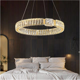 BAMDECOR C3319 Modern Crystal Chandeliers Lighting Contemporary Round Chandelier Lighting V255-BAM-C3319-1-80