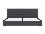 Milano Decor Eden Gas Lift Bed - Dark Grey - Double ABM-10001886