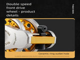 Right-hand High Speed Front Strike Fishing Reel - 4.0 Gear Ratio Aluminium Alloy Reel with Auto Line V888-ELOSUNG56790