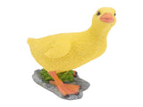 Garden Duck Statue Outdoor Yard Resin Cute Animal Lawn Figurine Patio Ornament Sculpture Art Yellow V1294-YM0521-3111230036211