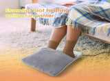 Rechargeable USB Foot Warmer, Heating Pad for Feet with Adjustable Temperature 86-122&degF, Soft Fleece V1192-AZ-W-30109