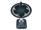 Clip On Fan 360 Degrees Adjustment Clip On USB Charging 3 Speed Modes Strong Airflow Sturdy Clamp V1294-YM0523-3113220043313