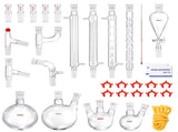 Lab Distillation Kit, 3.3 Boro Lab Glassware Distillation Kit with 24, 40 Joint, 1000ml Essential V952-SYSZLTJJPWW1LEFCIV0
