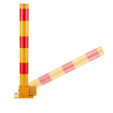 Fold Down Vehicle Security Car Parking Lock Safety Barrier Bollard Locker Barrier -Red V891-CAR-RCBR-X1