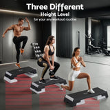Everfit 3 Level Aerobic Step Adjustable Stepper for Home Workouts FIT-M-AES-T004