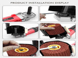Nylon Abrasive Wire Drum Polishing Wheel Portable Belt Sander and Angle Grinder, Rotary Brush V1341-ZY-MJAL6ZDC-UNCTHREAD2WHEELS
