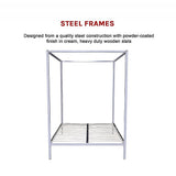 4 Four Poster Queen Bed Frame V63-819523