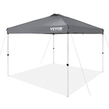 Pop Up Canopy Tent, 10 x 10 ft, 250 D PU Silver Coated Tarp, with Portable Roller Bag and 4 V952-DCSTPS10X10FTASXAV0