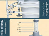 E-HOME Over Toilet Support Frame Safety Grab Aid Rail for Elderly Disabled AU V201-REST0001GY8AU
