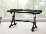 Z-Style Keyboard Stand Heavy Duty Adjustable Piano Stand for Digital Keyboards & Portable Use V63-952381