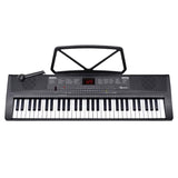 Karrera 61-Key Electronic Piano Keyboard 75cm - Black EKB-CHJ-61-K33
