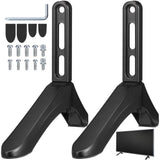 1Set Stable TV Riser Stand Black Tabletop Mount for Tvs with Installation Holes V1369-AZ3-W-16234