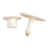1-100 Cattle Number Ear Tag Set - Round White Pig Sheep Goat Livestock Label V238-SUPDZ-40208927621200