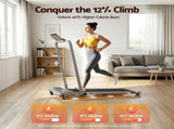 Everfit 3 in 1 Walking Pad Treadmill 12% Incline Foldable Under Desk Treadmills for Home Gym With TMILL-400H-2INC-L-SI