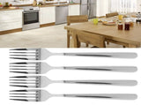 12PCS Silverware Set Stainless Steel Flatware Cutlery Kitchen Utensils for Hotel RestaurantFork V1294-YM0721-3118210027313
