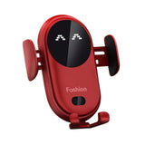 Wireless Car Charger Mount with Smart Sensor 2.8in x 5.3in x 3.9in, Automatic Clamping Vent Phone V1369-AZ3-W-23510