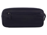 Pierre Cardin Mens Leather Organizer Bag Toiletry Case - Navy V563-PC3505-NAVY