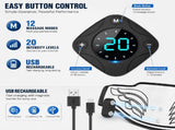 Wireless Slimming Belt, Abdominal Massager Portable Weight Loss Machine With 12 Vibration Massage V1370-AZ4-18956