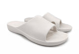 Archline Rebound Orthotic Slides Flip Flop Thongs Slip On Arch Support - White - Euro 42 V563-AHS00101-42