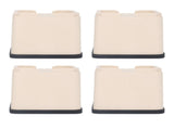 4Pcs Bed Risers Plastic Anti Vibration Pads Furniture Risers for Washing Machine Cabinet Sofa V1294-YM0715-3117220135811