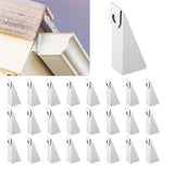 (25 pcs) White Aluminum Gutter Wedge for 5 Inch K-Style Gutters- Use to Level Your Rain Gutters When V1192-AZ-W-7137