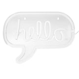 HELLO Letters LED Neon Light Wall Hanging Sign for Bar Bedroom Living Room V1294-YM0901-3119200023311