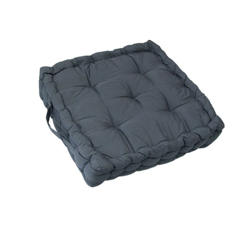 1 Pc Floor Box Cushion Pad 40 x 40+ 8 cm Grey V442-BZO-CHAIRCU-1PCBOXCUSHION-GREY-SQ