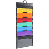 Plastic Hanging File Organizer Black for Files Holding and Stylish V1369-AZ3-W-18096