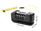 4-Digit Combination Disc Brake Lock, Portable Anti-Theft Security Lock for Motorcycle, Bicycle and V1308-DSZKI-1191-2