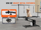 109cm Hydraulic Pet Grooming Table, Heavy Duty Dog Grooming Arm for Medium/ Small Dogs, Height V952-YYSJMRZ43INC3V0M1V0