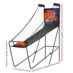 Basketball Arcade Game Electronic Scorer 8 Games Double Shoot Grey GAME-BAS-S-205-BK