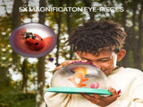 Bug Catcher Kit for Kids, Butterfly Bug House Insect Observation Box with 5X Magnifying Glass, V1192-AZ-W-16816