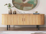 Ripple Sideboard with Sliding Doors Earthy Elegance Redefined V264-TAB-726C-NTR-NA-1