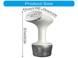 Stainless Steel Handheld Fabric Steamer Portable Travel Clothes Steamer White V1263-JX-5911