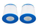 2Pcs Pool Filter Cartridge Filter Element Replacement for Hot Tubs Spas Children's Swimming Pools V1294-YM0523-3111220072211