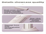 Pink 2-in-1 Wireless Hair Styler with 4 Temperature Settings, Dual Anti-Scalding & Cap - 3D Ceramic V888-ELOSUNG45372