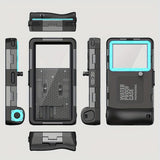 15m Waterproof Phone Case for Diving & Surfing - 1 Hour Underwater Shooting, Dual Seal, Zinc Alloy V1232-FSSJK002