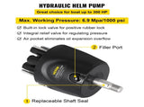 Hydraulic Steering Kit 300HP Hydraulic Steering Compact Cylinder Hydraulic Outboard Steering Kit V952-XWYYFXBTJ300HP001V0