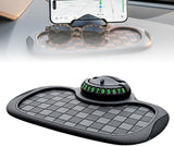 Mobile Phone Bracket Anti-Slip Mat, Multifunction Car Dashboard Mat with Temporary Parking Number, V1258-DP02-F-25