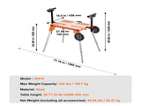 Miter Saw Stand with Tabletop and Wheels 330lbs Load Capacity Adjustable V952-TSXQJZJ5060IEB045V0