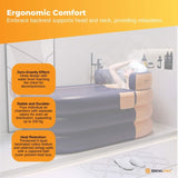 Portable Bathtub and Wireless Pump - Inflatable Foldable Collapsible Adult Tub Orange V238-SUPDZ-41020396634192