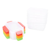 6 Pcs Food Storage Container Set 750ML Stackable Reusable PP Food Storage Box with Sealing Lid for V1294-YM0901-3118250193911